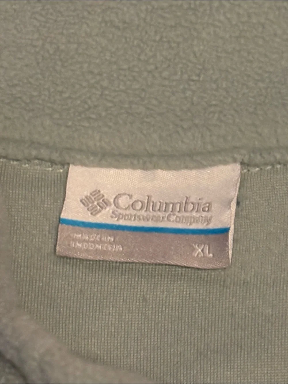 Men’s Columbia Quarter‑Zip Fleece – Size XL